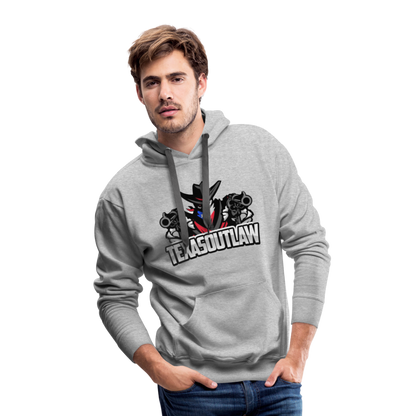 Texas Outlaw Men’s Premium Hoodie - heather grey