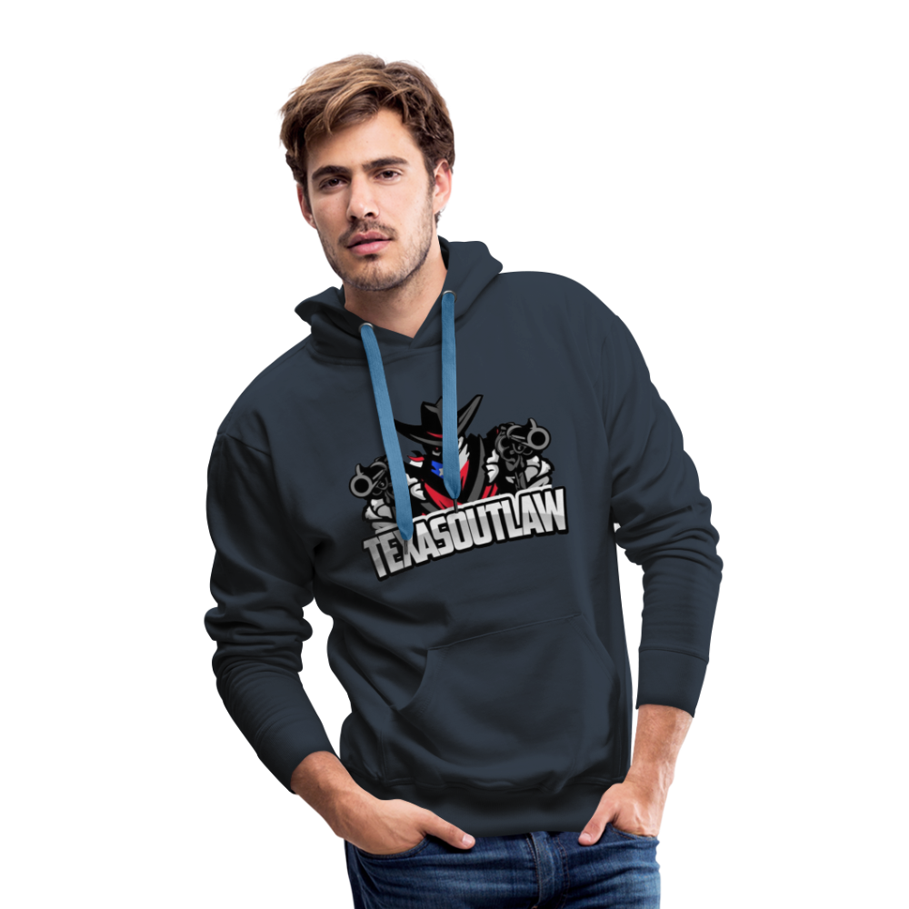 Texas Outlaw Men’s Premium Hoodie - navy