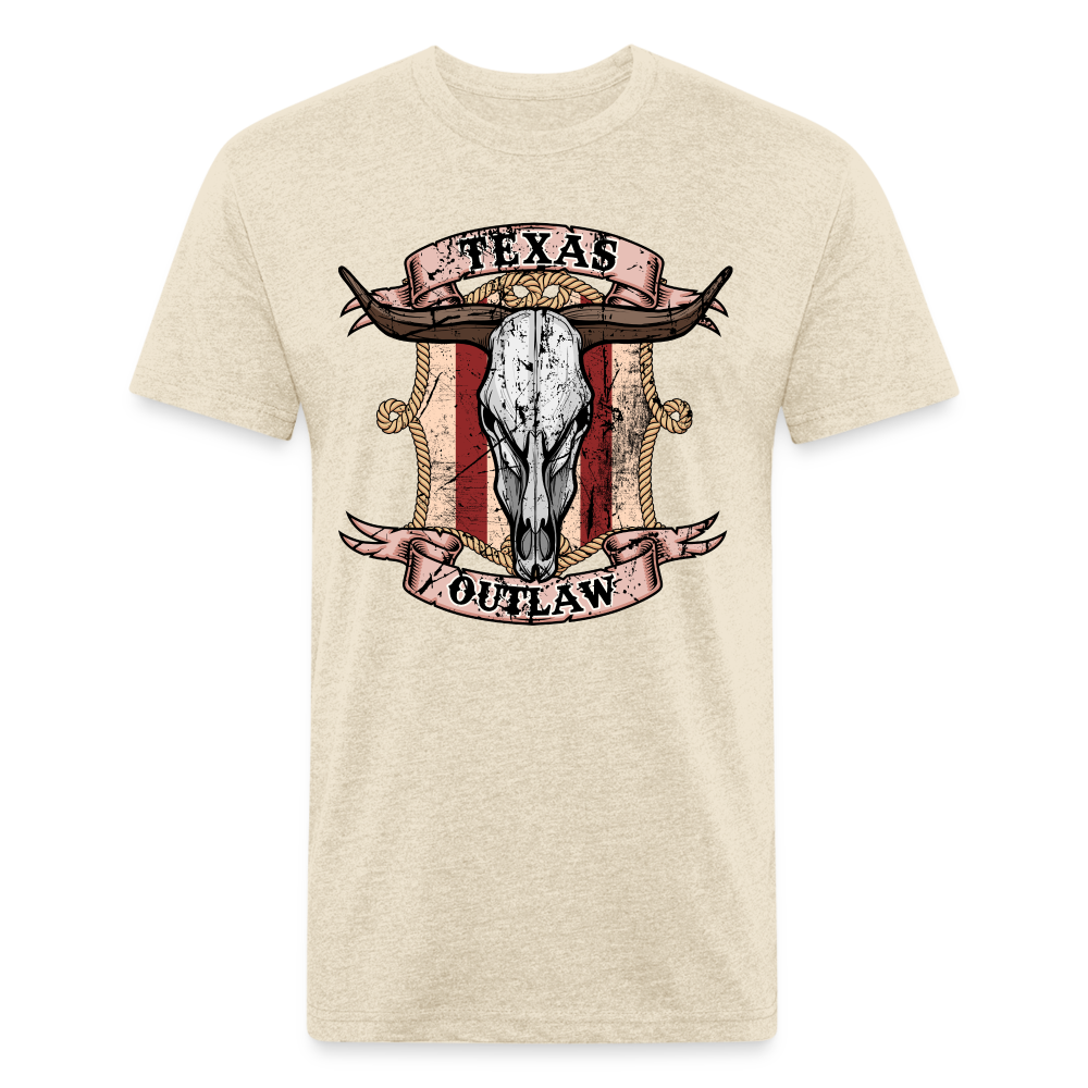 Texas Outlaw Fitted T-Shirt - heather cream