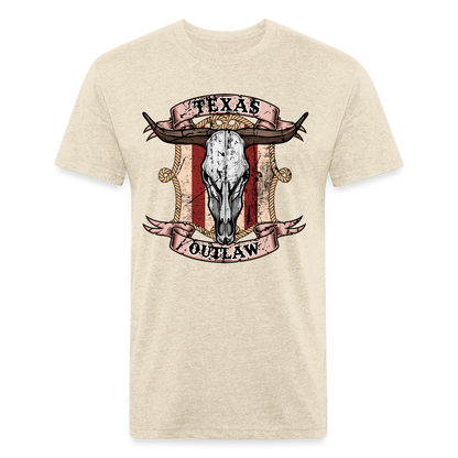 Texas Outlaw Fitted T-Shirt - heather cream