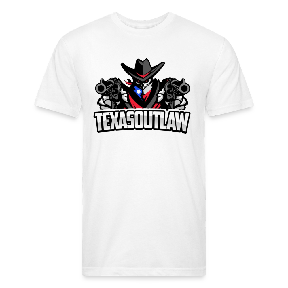 Texas Outlaw Fitted T-Shirt - white