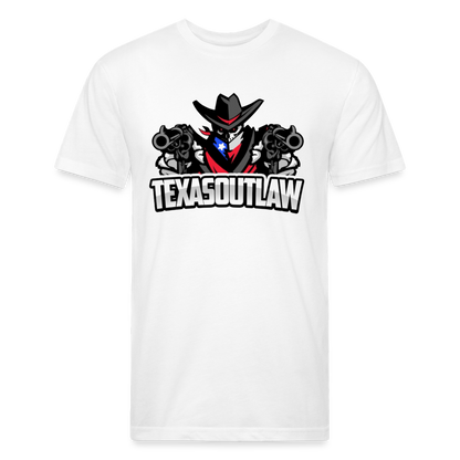 Texas Outlaw Fitted T-Shirt - white