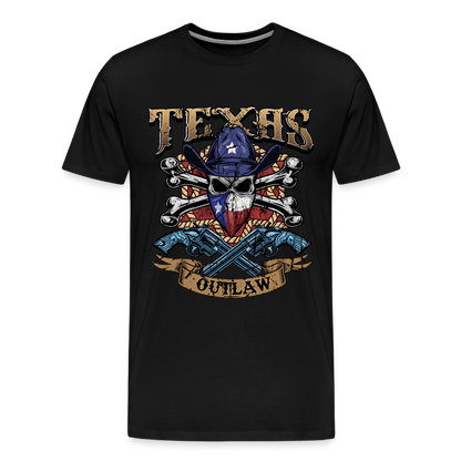 Texas Outlaw Men's Premium T-Shirt - black