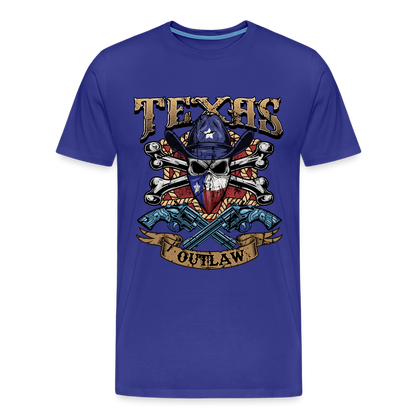 Texas Outlaw Men's Premium T-Shirt - royal blue