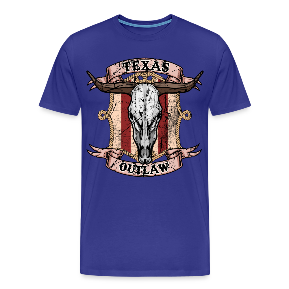 Texas Outlaw Men's Premium T-Shirt - royal blue