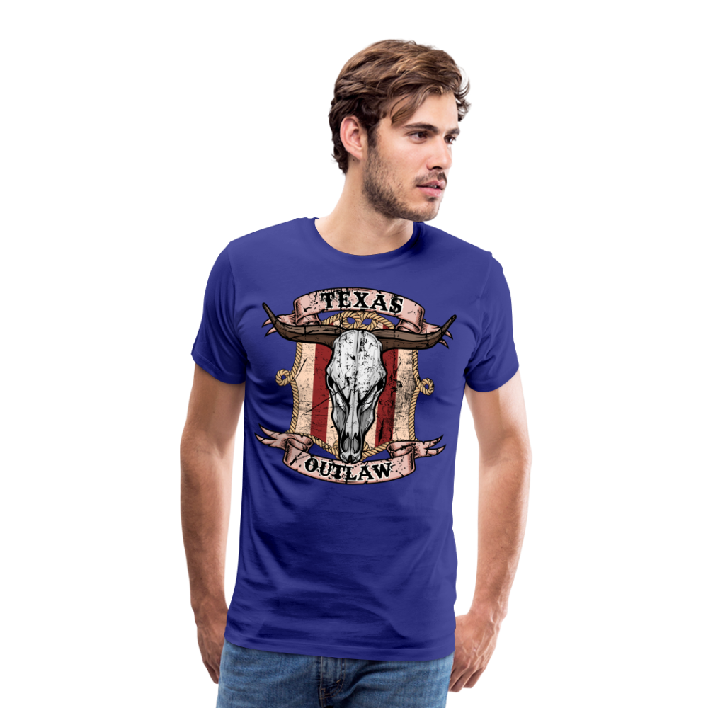 Texas Outlaw Men's Premium T-Shirt - royal blue