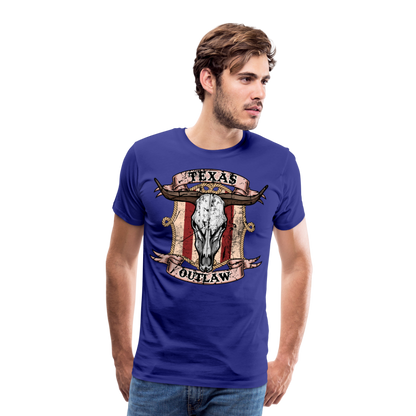 Texas Outlaw Men's Premium T-Shirt - royal blue