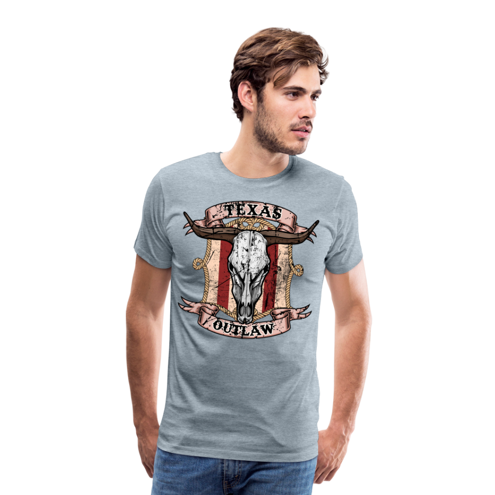 Texas Outlaw Men's Premium T-Shirt - heather ice blue