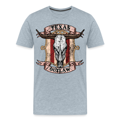 Texas Outlaw Men's Premium T-Shirt - heather ice blue