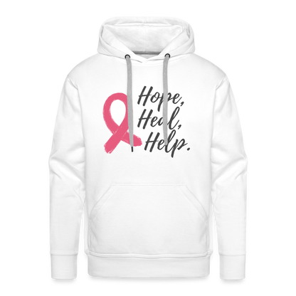 GU 'Hope Heal Help' Premium Hoodie - white