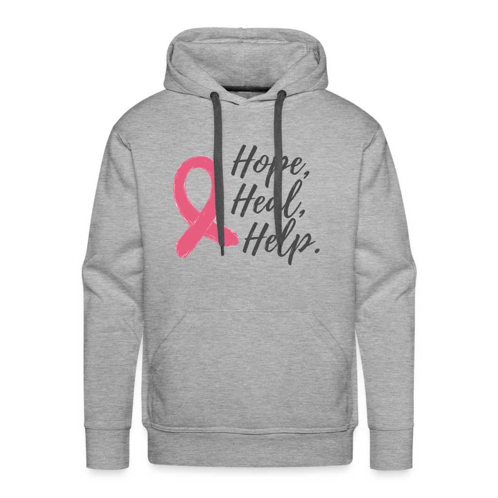 GU 'Hope Heal Help' Premium Hoodie - heather grey