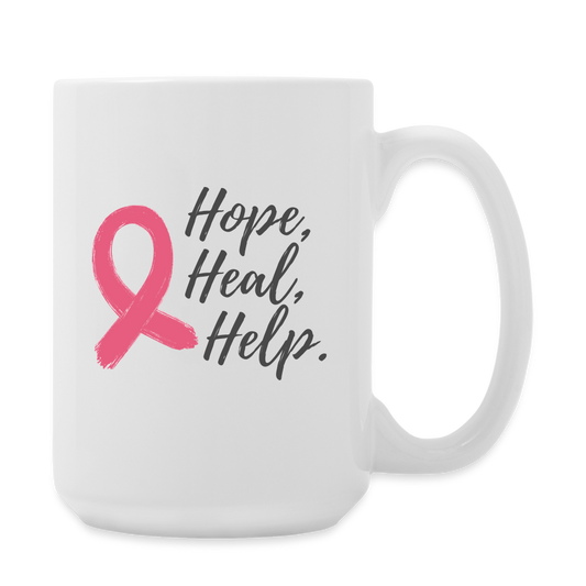 GU 'Hope Heal Help' 15 oz Mug - white