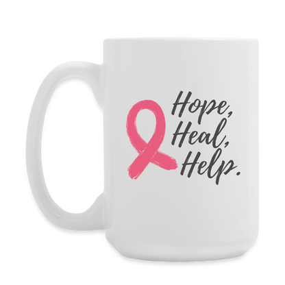 GU 'Hope Heal Help' 15 oz Mug - white