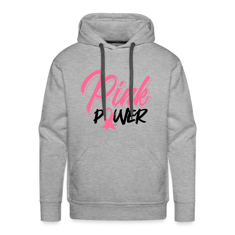 GU 'Pink Power' Premium Hoodie - heather grey