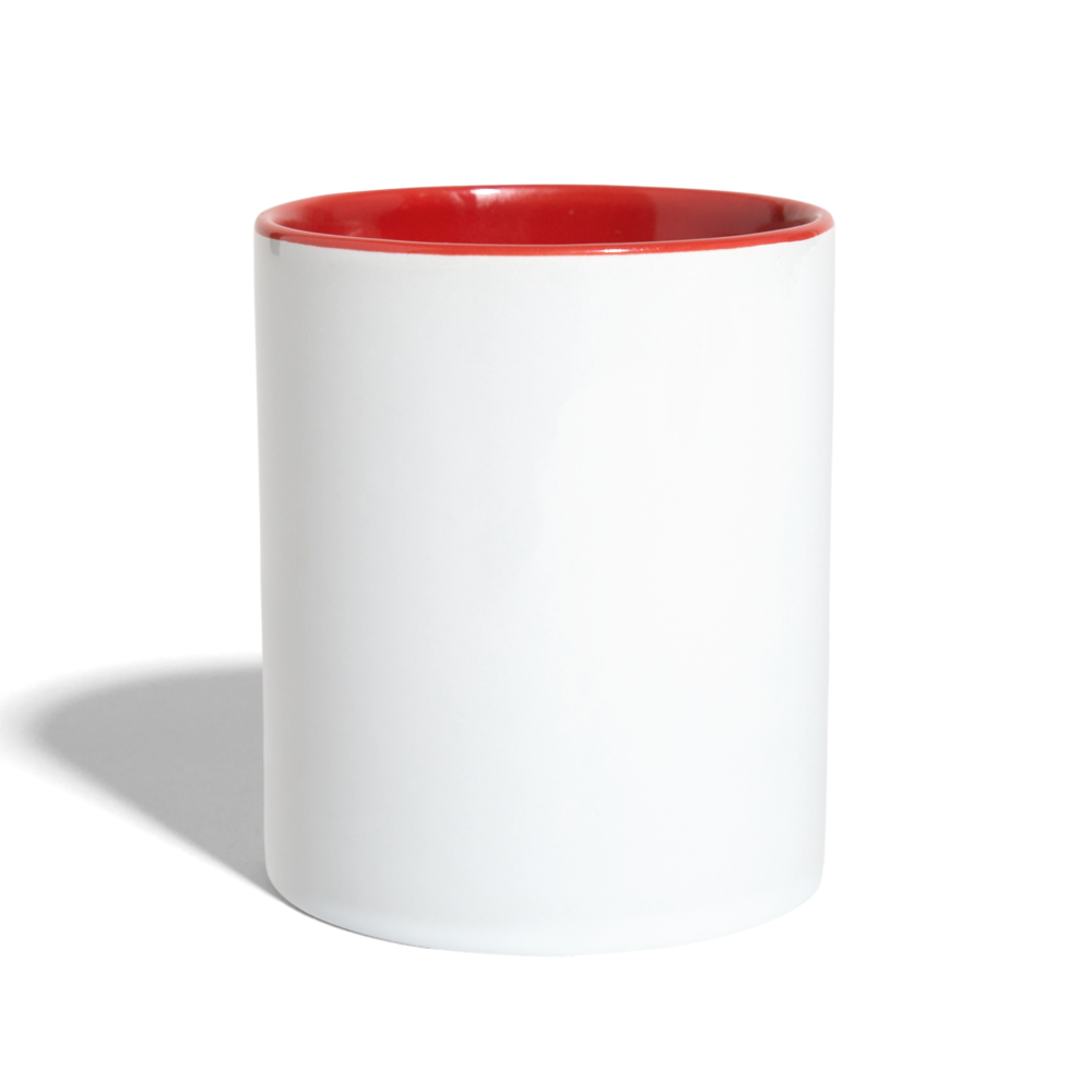 Asher B Contrast Coffee Mug - white/red