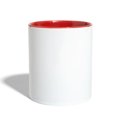 Asher B Contrast Coffee Mug - white/red