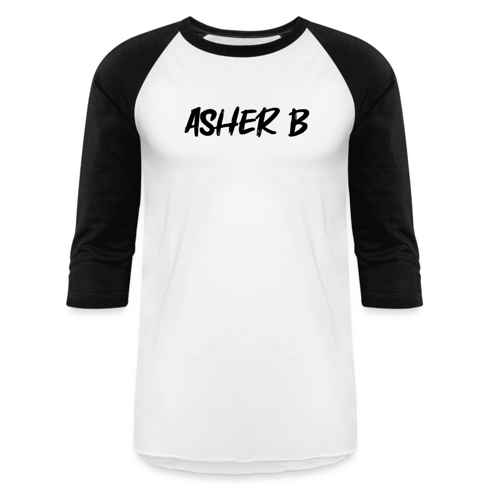 Asher B Baseball T-Shirt - white/black