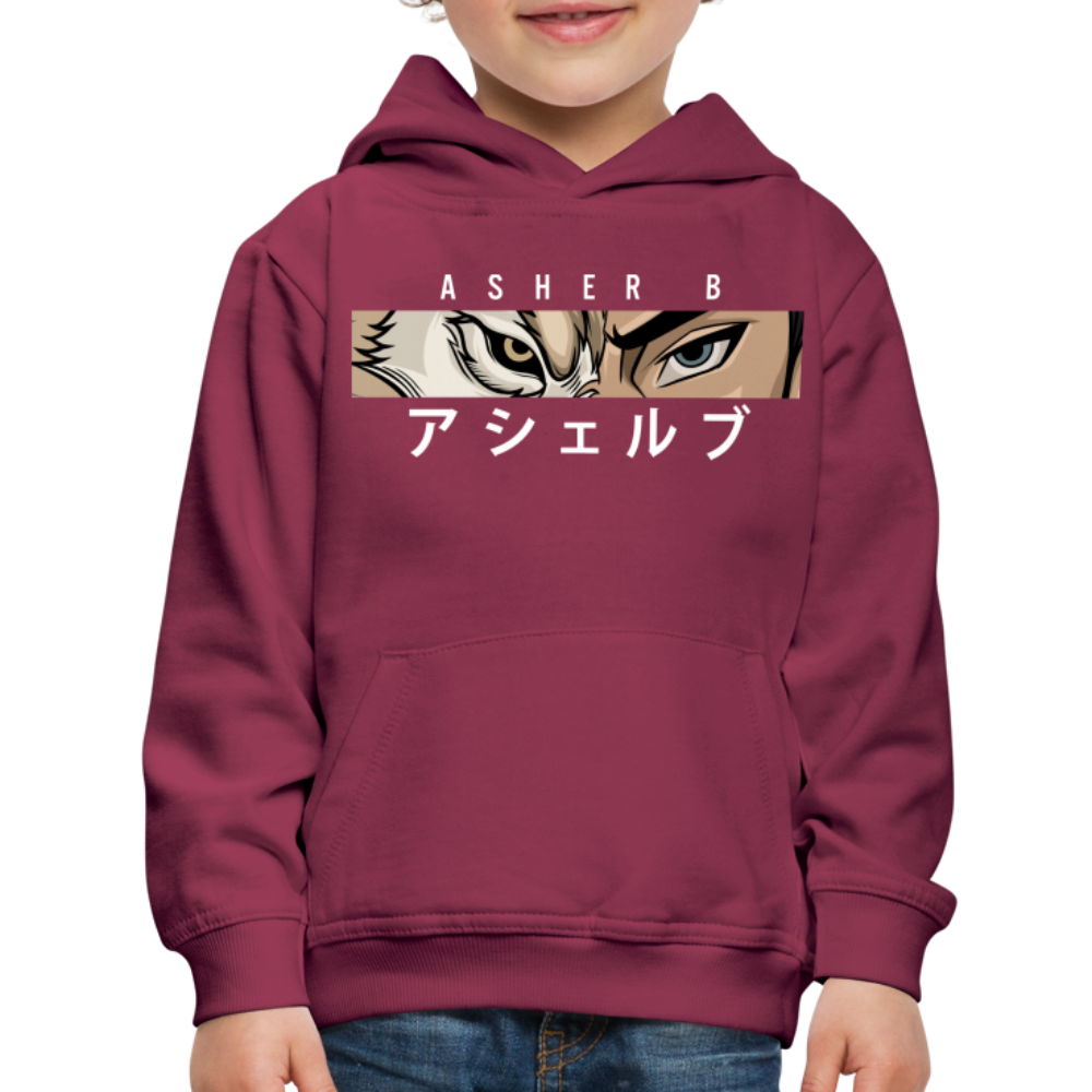 Asher B Youth Premium Hoodie - burgundy