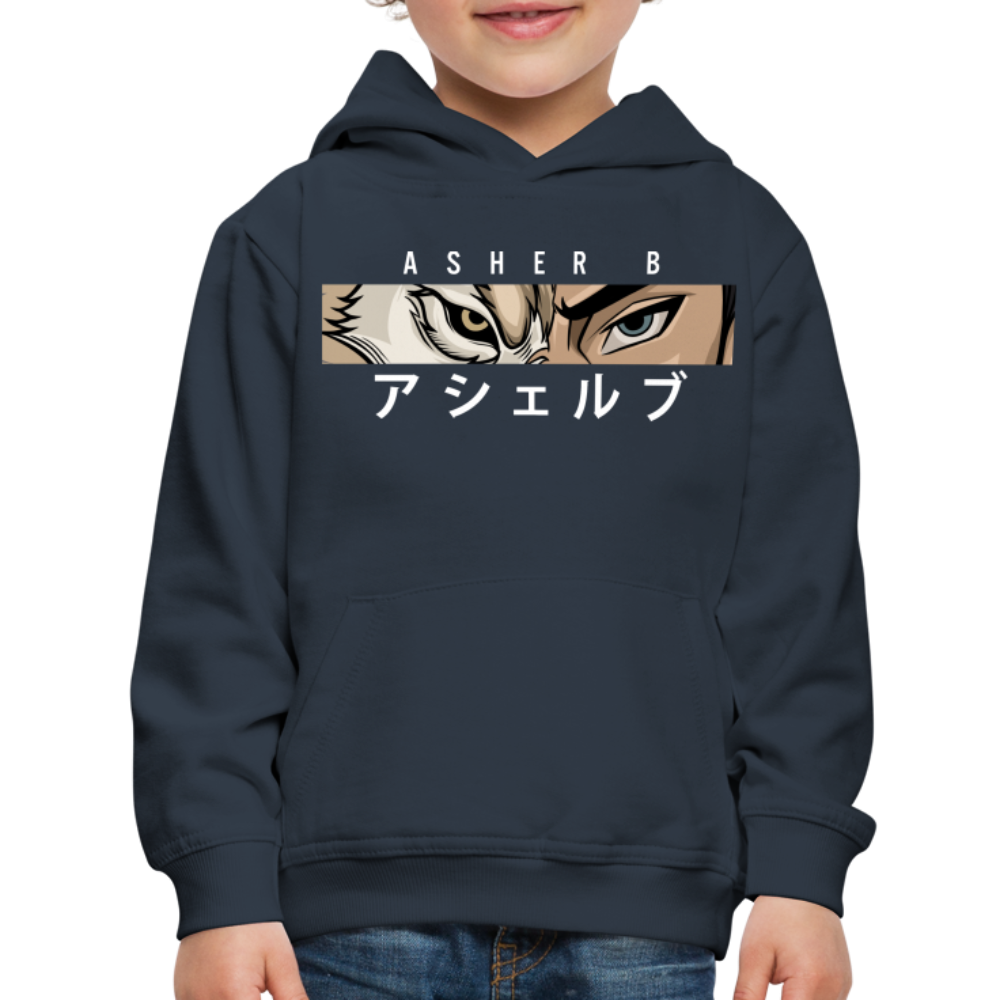 Asher B Youth Premium Hoodie - navy