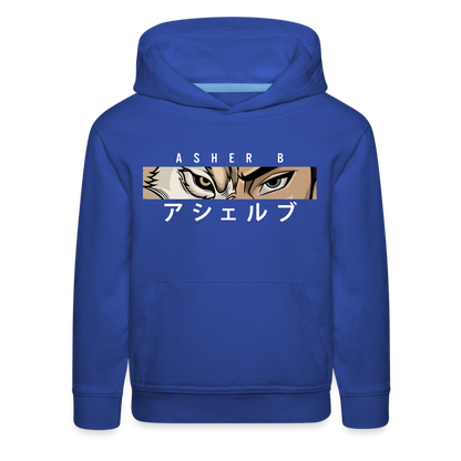 Asher B Youth Premium Hoodie - royal blue