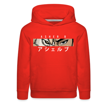 Asher B Youth Premium Hoodie - red