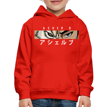 Asher B Youth Premium Hoodie - red