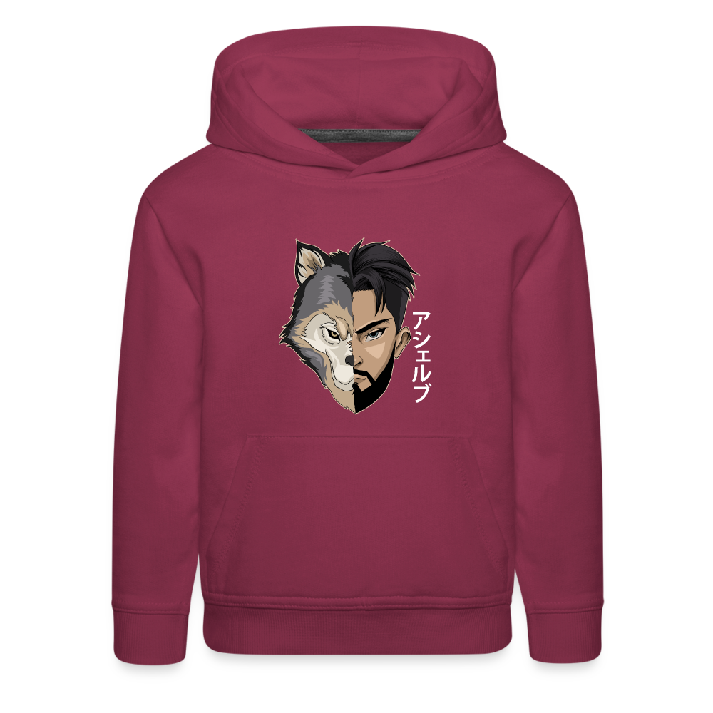 Asher B Youth Premium Hoodie - burgundy