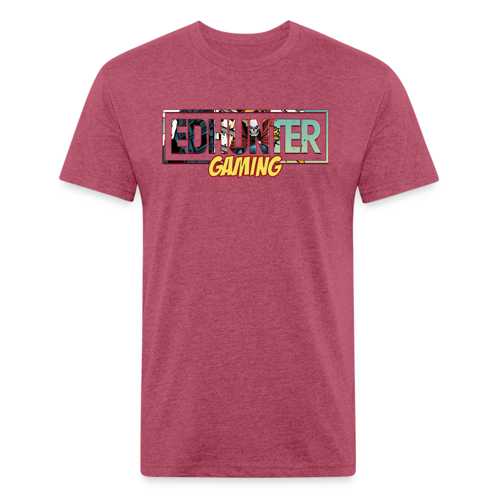 Ed Hunter Gaming Fitted T-Shirt - heather burgundy