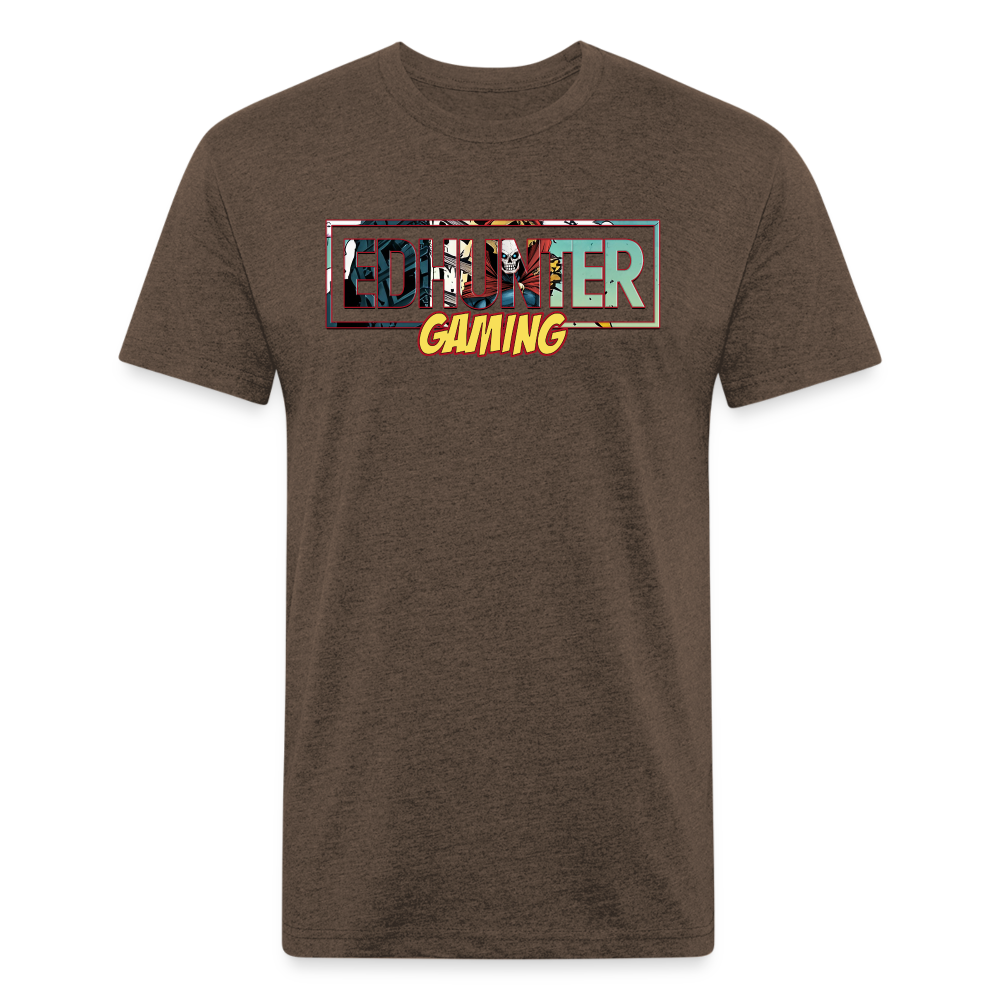 Ed Hunter Gaming Fitted T-Shirt - heather espresso