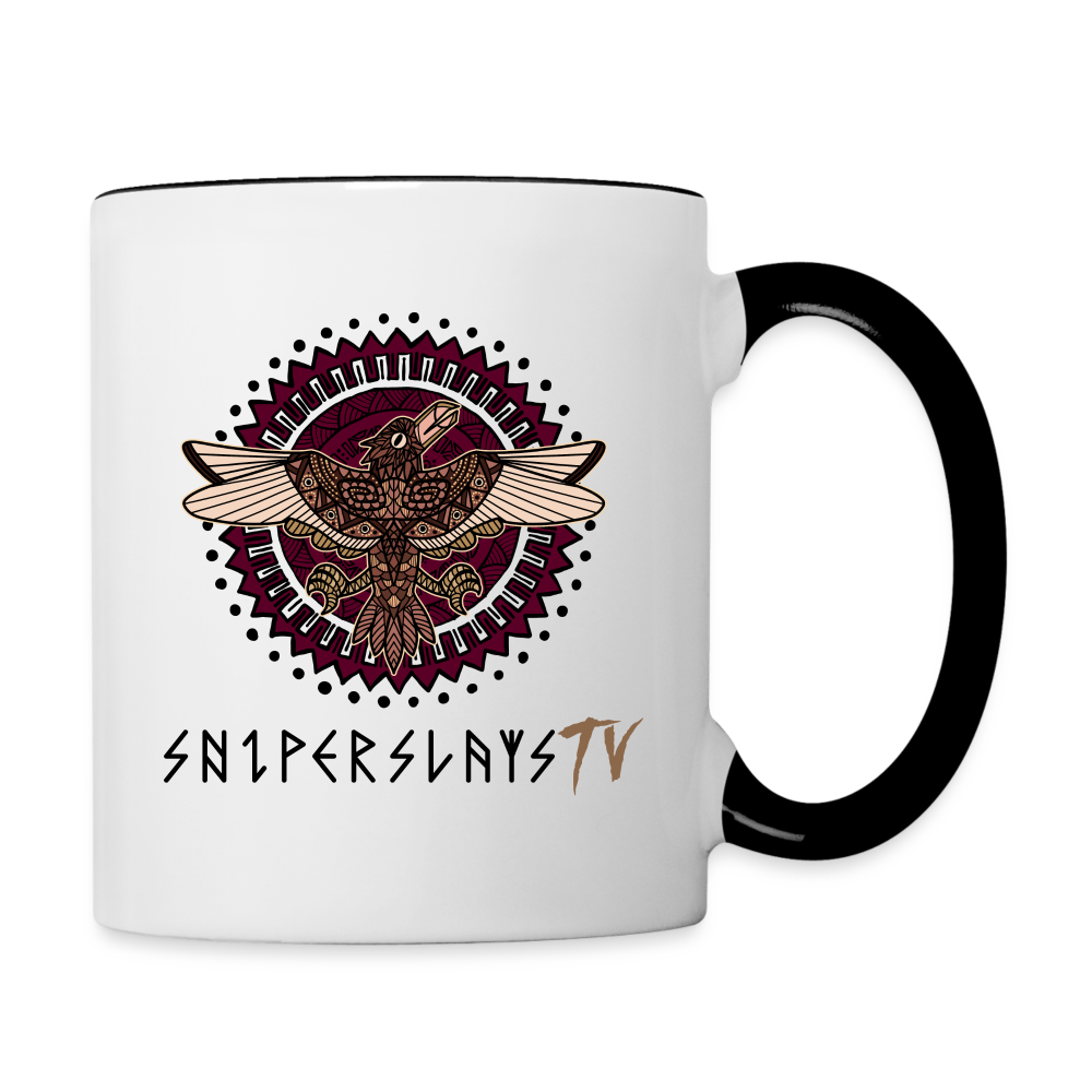 Sniper Slays Contrast Coffee Mug - white/black