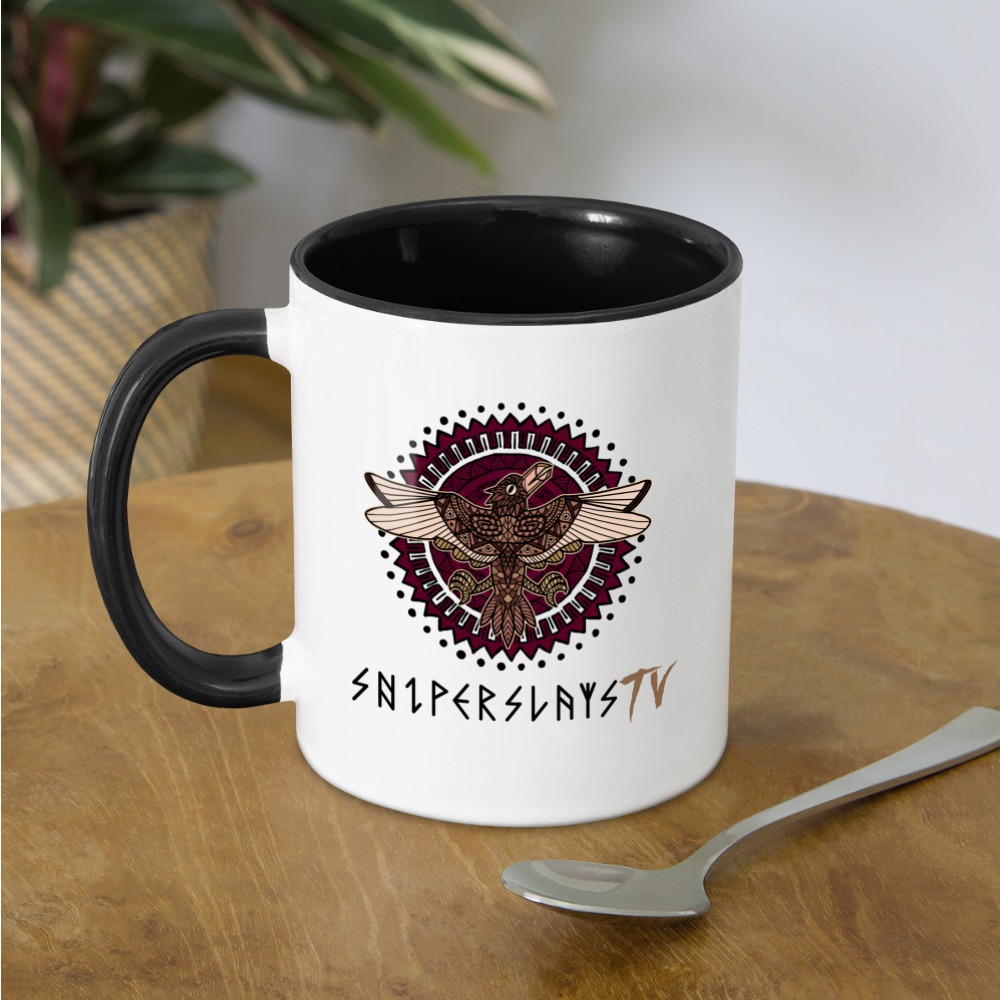 Sniper Slays Contrast Coffee Mug - white/black