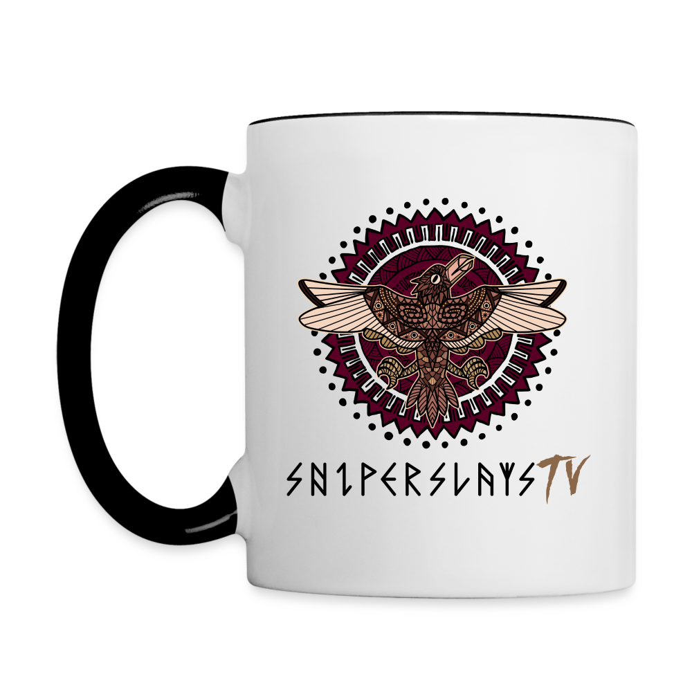 Sniper Slays Contrast Coffee Mug - white/black