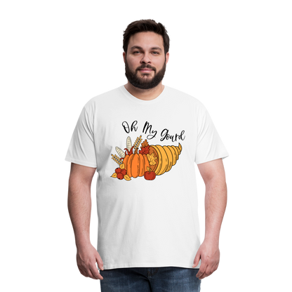 GU 'Oh My Gourd' Unisex Premium T-Shirt - white