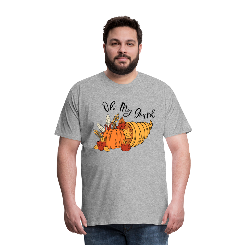 GU 'Oh My Gourd' Unisex Premium T-Shirt - heather gray