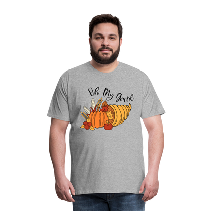 GU 'Oh My Gourd' Unisex Premium T-Shirt - heather gray