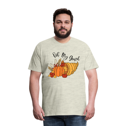 GU 'Oh My Gourd' Unisex Premium T-Shirt - heather oatmeal