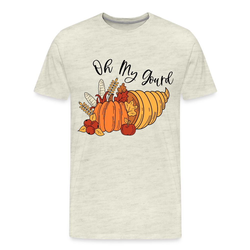 GU 'Oh My Gourd' Unisex Premium T-Shirt - heather oatmeal