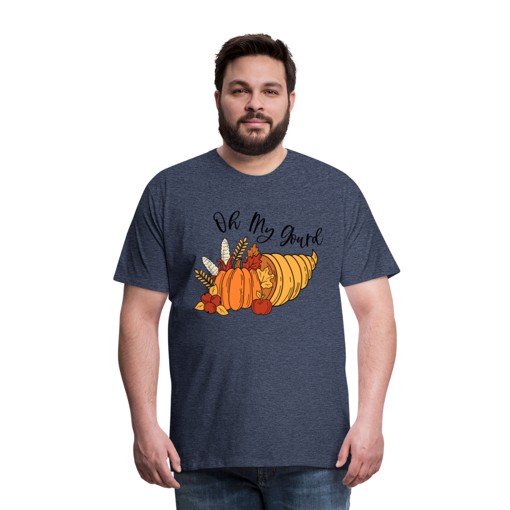 GU 'Oh My Gourd' Unisex Premium T-Shirt - heather blue