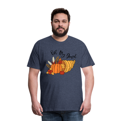 GU 'Oh My Gourd' Unisex Premium T-Shirt - heather blue