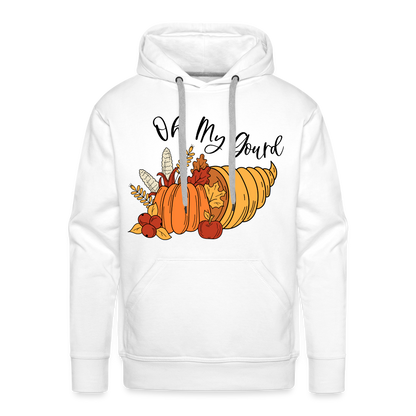 GU 'Oh My Gourd' Unisex Premium Hoodie - white