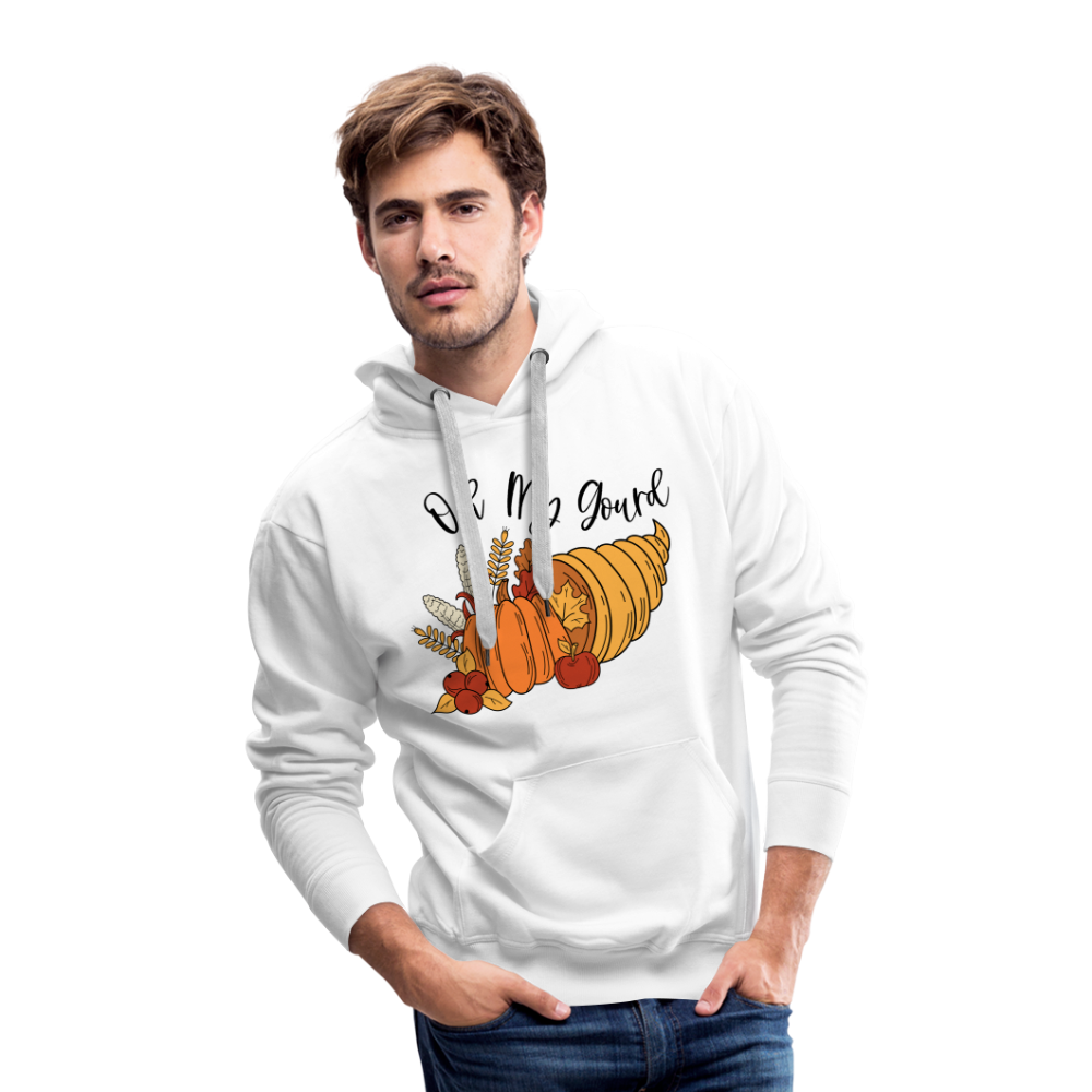 GU 'Oh My Gourd' Unisex Premium Hoodie - white