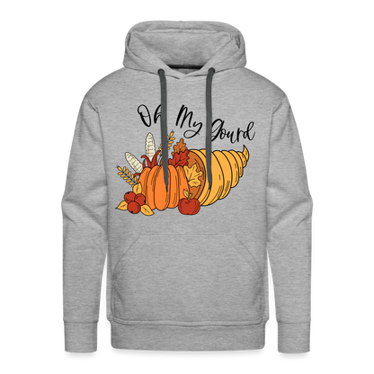 GU 'Oh My Gourd' Unisex Premium Hoodie - heather grey