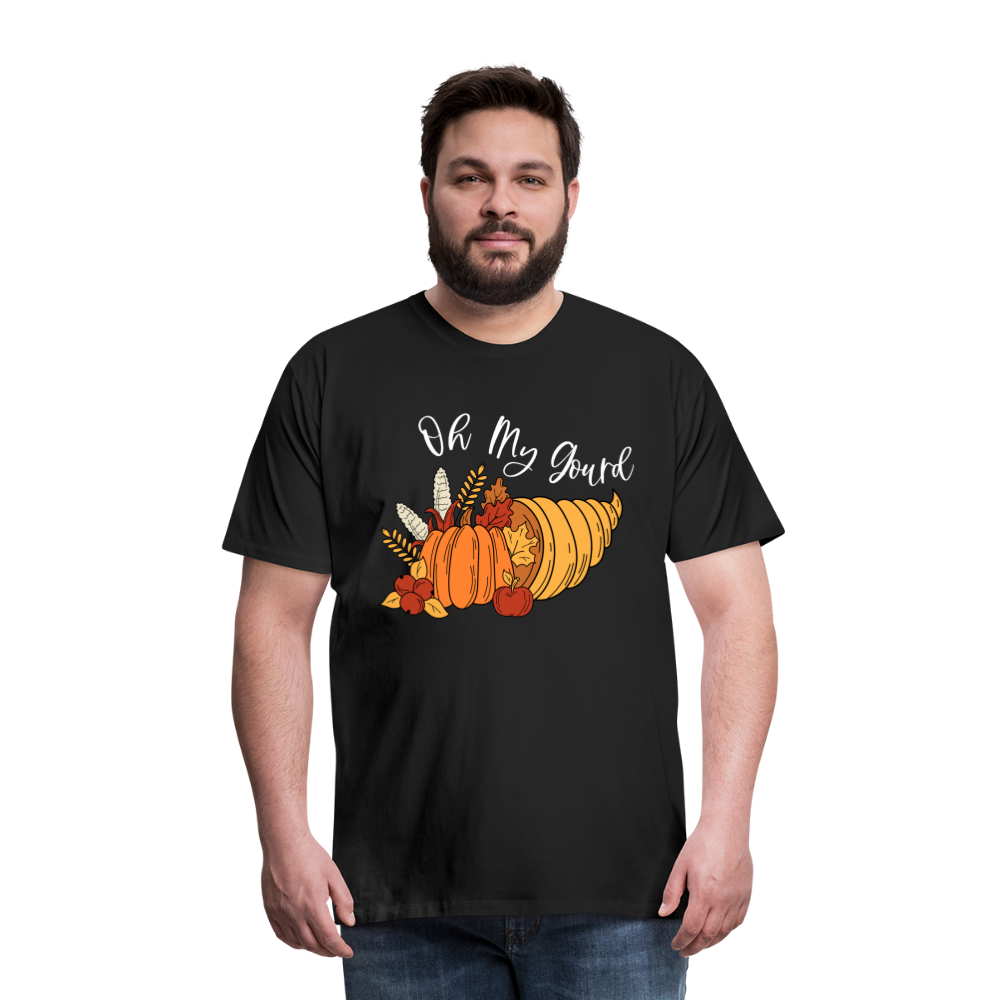 GU 'Oh My Gourd' Unisex Premium T-Shirt - black