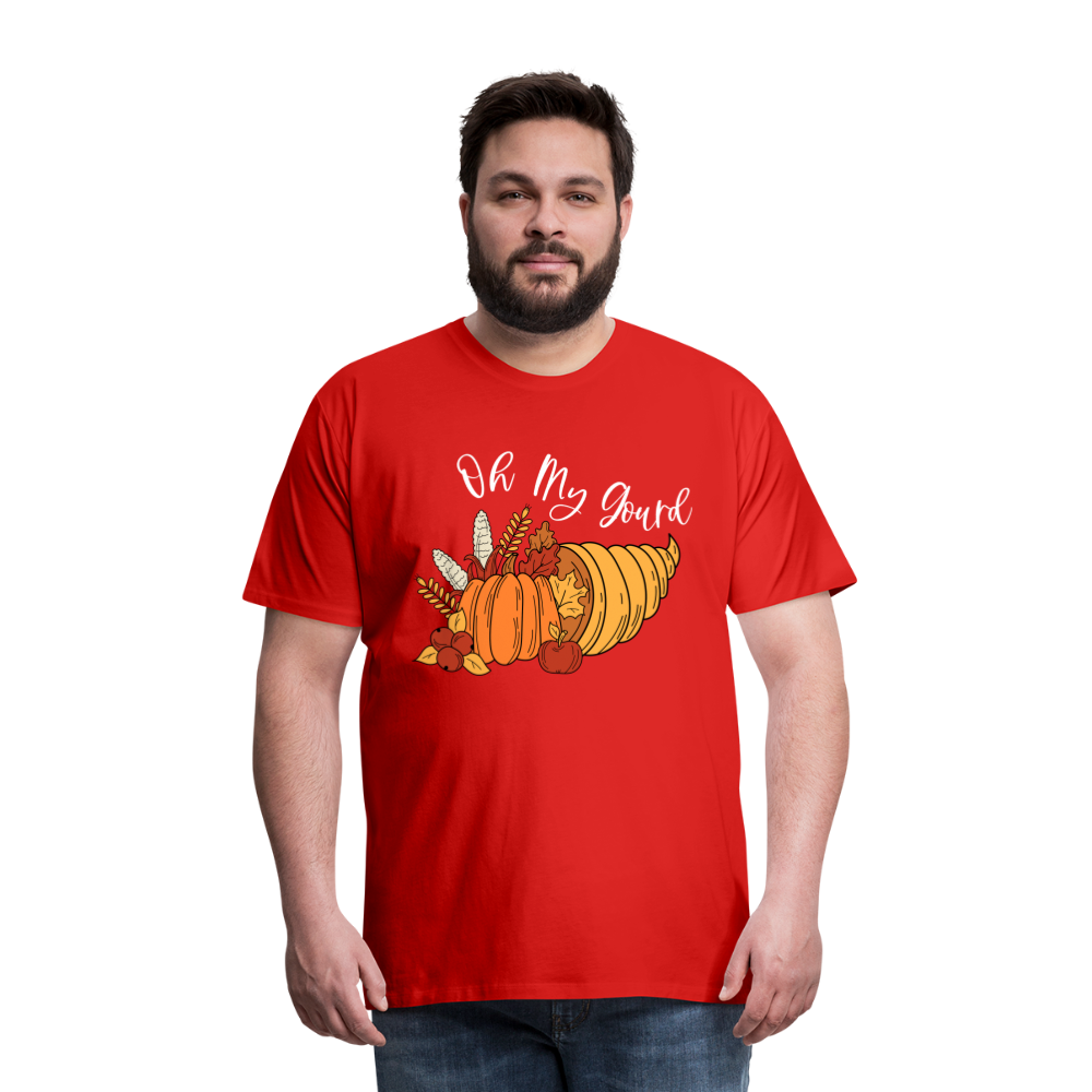 GU 'Oh My Gourd' Unisex Premium T-Shirt - red