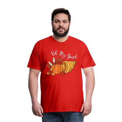 GU 'Oh My Gourd' Unisex Premium T-Shirt - red