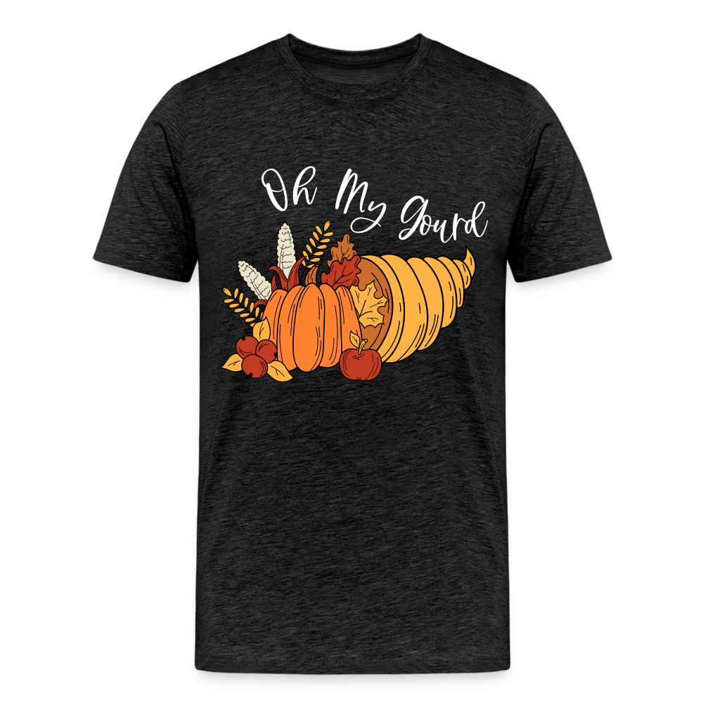 GU 'Oh My Gourd' Unisex Premium T-Shirt - charcoal grey