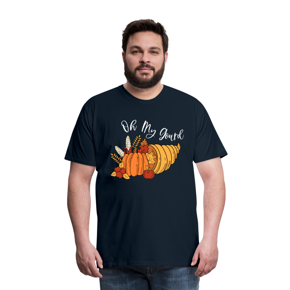 GU 'Oh My Gourd' Unisex Premium T-Shirt - deep navy