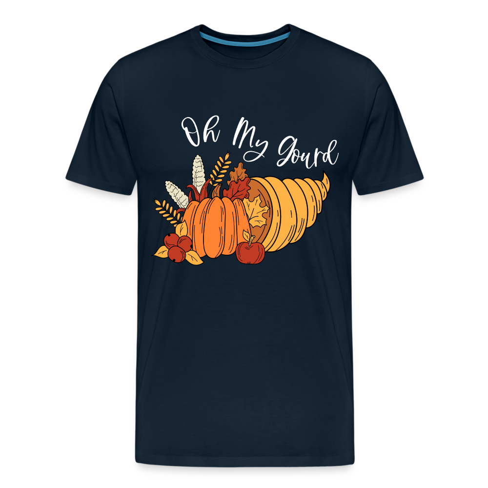 GU 'Oh My Gourd' Unisex Premium T-Shirt - deep navy