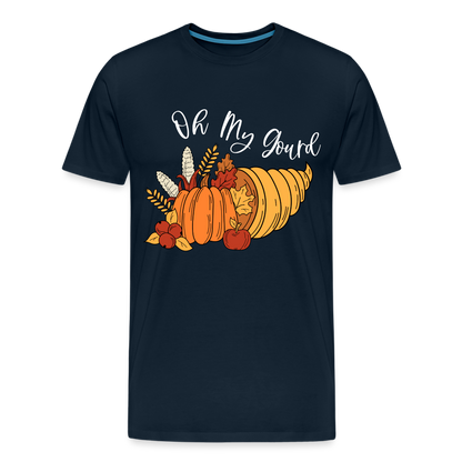 GU 'Oh My Gourd' Unisex Premium T-Shirt - deep navy