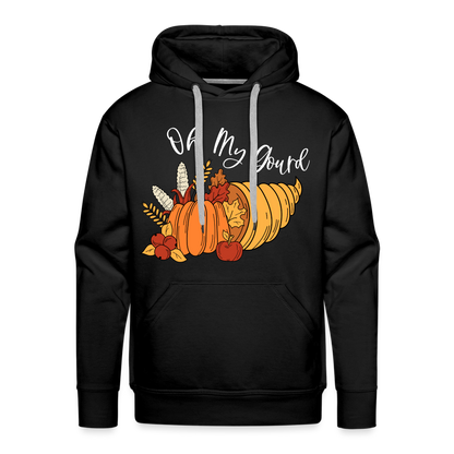 GU 'Oh My Gourd' Unisex Premium Hoodie - black